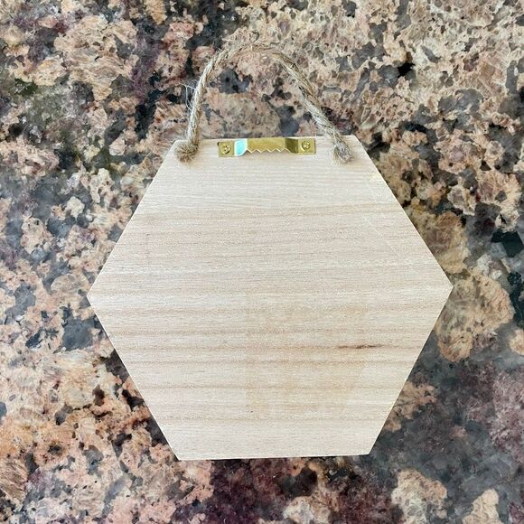 Blue Skull Hexagon Shadow Box - Picture 2 of 2